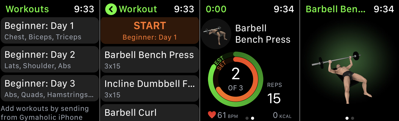 gymaholic apple watch